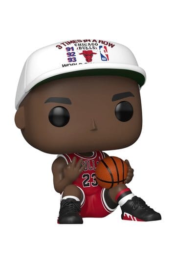 NBA-legendes POP! Sportvinylfiguur Chicago Bulls: Michael Jordan 3 keer op rij 9 cm