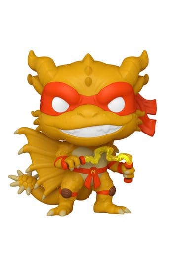 Godzilla x Turtles POP! Animatie vinylfiguur Michelangelo X Ghidorah 9 cm