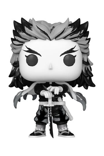 Demon Slayer: Kimetsu geen Yaiba POP! Animatie vinylfiguren Rengoku (Sumi-inkt) 9 cm