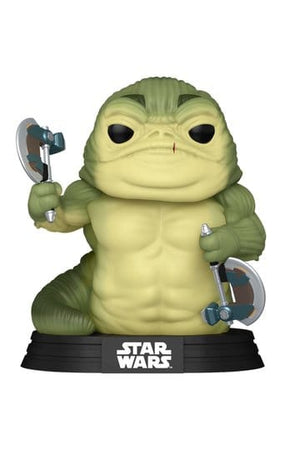 Star Wars: The Mandalorian en Grogu POP! Vinylfiguur Rotta the Hutt (Glow) 9 cm