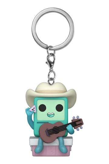Tijd voor Avontuur Pocket POP! Vinyl sleutelhangers 4 cm Cowboy BMO met gitaardisplay (12)