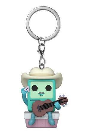 Tijd voor Avontuur Pocket POP! Vinyl sleutelhangers 4 cm Cowboy BMO met gitaardisplay (12)