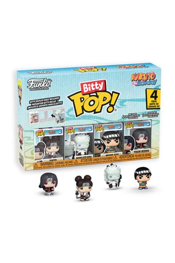 Naruto Shippuden Bitty POP! Vinylfiguur 4-pack Battles 2,5 cm