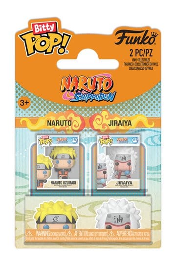 Naruto Bitty POP! Vinylfiguren 2-pack Naruto & Jiraiya 2 cm