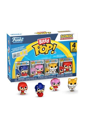 Sonic Bitty POP! Vinylfiguur 4-pack Sonic 2,5 cm