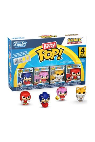 Sonic Bitty POP! Vinylfiguur 4-pack Sonic 2,5 cm
