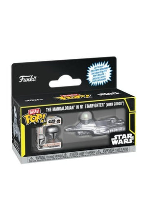 Star Wars Bitty POP! Ride vinylfiguur N1 met Mando 2,5 cm