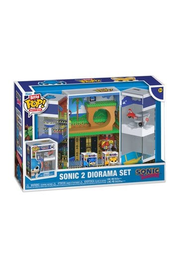 Sonic 2 Beetje POP! Dozen Vinyl Figuur Diorama Set