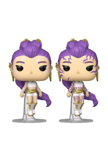 KPop Demonenjagers POP! Animatie vinylfiguren Rumi met Chase (Glow) 9 cm assortiment (6)