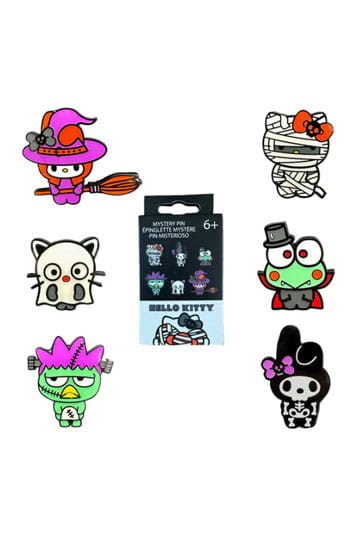 Hello Kitty by Loungefly Email Pins Blind Box Halloween Display (12)