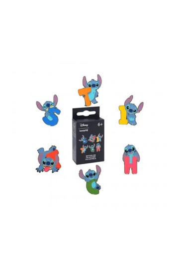 Lilo & Stitch by Loungefly Emaille Pins Blind Box Letters en Poses Display (18)