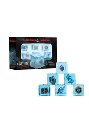 Dungeons & Dragons dobbelstenenset gelatineuze kubus (6)