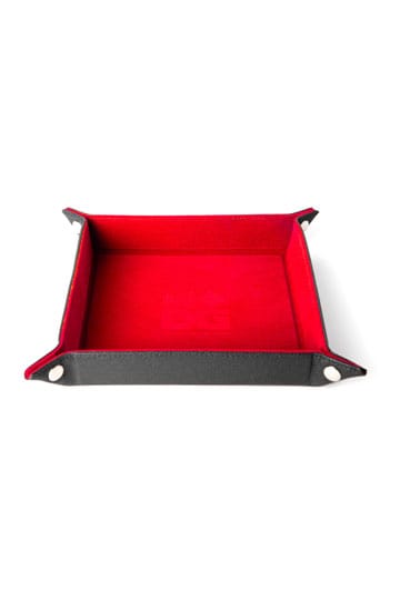Fanroll vouwen dobbelstenen velvet rood