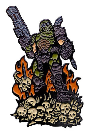 Doom eeuwige pin badge doom guy limited edition