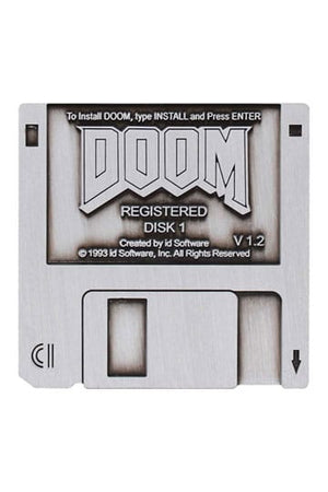 Doom pin badge floppy schijf limited edition