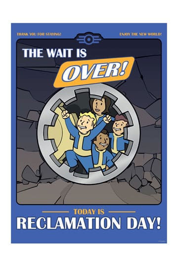 Fallout Kunstprint Reclamation Day Limited Edition 42 x 30 cm