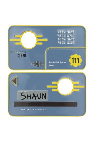 Fallout Replica Beveiliging Keycard Vault 111 Limited Edition 11 cm