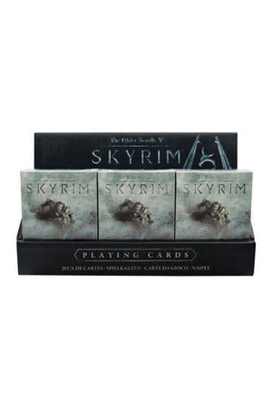 Elder Scrolls Skyrim speelkaarten display (12)