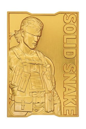Metal Gear Solid 2 Ingot Snake 24-karaats vergulde beperkte editie
