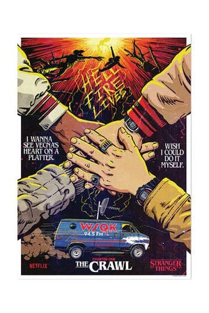 Stranger Things 5 Kunstprint The Crawl Limited Edition 42 x 30 cm