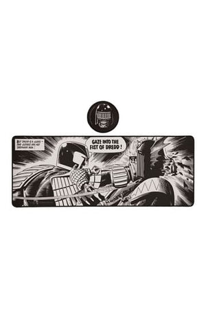 2000 AD bureaulegger en onderzetterset Judge Dredd