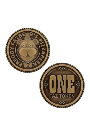 Vijf nachten bij Freddy's verzamelbare munt één Faz Token Limited Edition