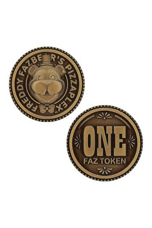 Vijf nachten bij Freddy's verzamelbare munt één Faz Token Limited Edition