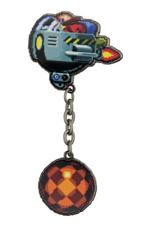 Sonic - The Hedgehog Pin Badge Dr. Eggman Egg Mobile Geketend