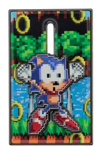 Sonic The Hedgehog Pin-badge beweegt