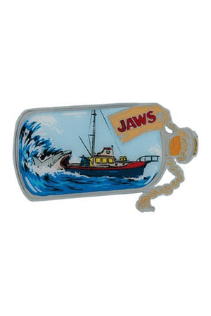 Jaws Pin Badge 50e verjaardag schip in fles