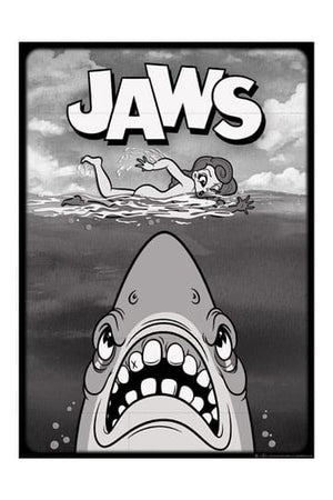 Jaws Art Print gelimiteerde editie 42 x 30 cm