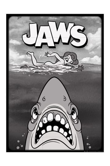 Jaws Art Print gelimiteerde editie 42 x 30 cm