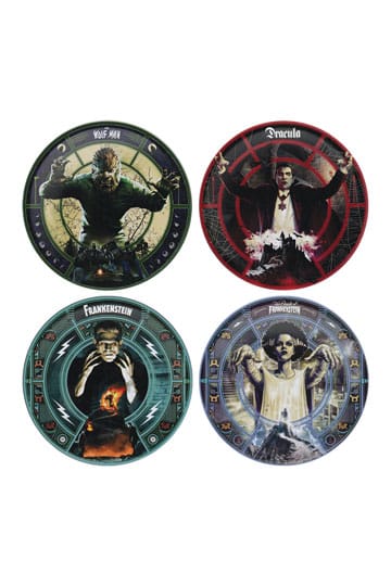 Universele Monsters onderzetter 4-pack