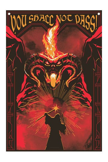 Lord of the Rings Wall Banner U zult niet passeren! 125 x 85 cm