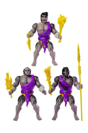 Legends of Dragonore Wave 2: Dragon Hunt actiefiguur 3-pack Brukteror Cave Men 14 cm