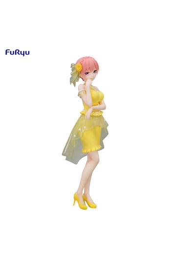 Het typische Quintuplets Trio-try-it PVC-standbeeld Nakano Ichika Pastel Dress ver. 21 cm