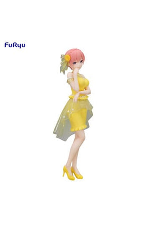 Het typische Quintuplets Trio-try-it PVC-standbeeld Nakano Ichika Pastel Dress ver. 21 cm