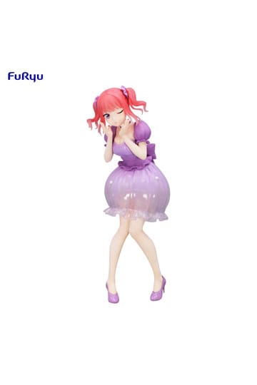 Het typische Quintuplets Trio-try-it PVC standbeeld Nakano Nino Pastel Dress ver. 21 cm