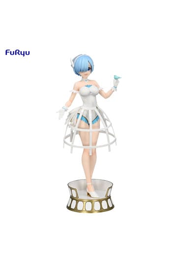 Re: Zero overschrijdt het creatieve PVC -standbeeld Rem Cage -jurk 22 cm