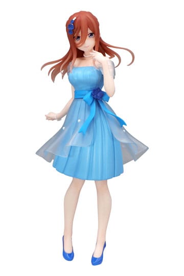 Het typische Quintuplets Trio-try-it PVC-standbeeld Nakano Miku Pastel Dress ver. 21 cm