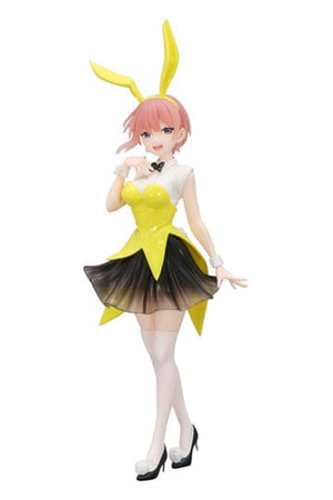 Het typische Quintuplets Trio-try-it PVC standbeeld Nakano Ichika Bunnies ver. Een andere kleur 24 cm