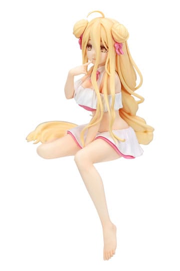 Datum een ​​live V noedelstopper PVC -standbeeld Mukuro Hoshimiya Swimsuit ver. 13 cm
