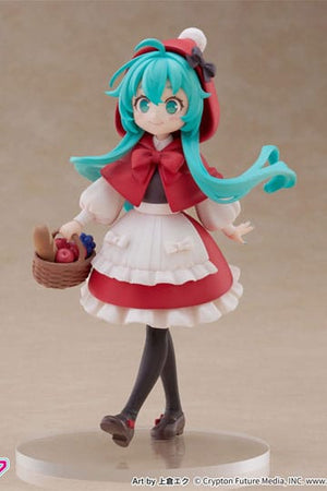Hatsune Miku Desktop Fairy PVC-standbeeld Hatsune Miku Roodkapje Ver. 16 cm