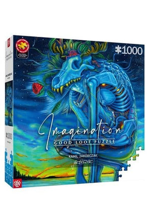 Imagination Series Puzzel Kamil Jakóbczak Bialy Wilk (1000 stukjes)