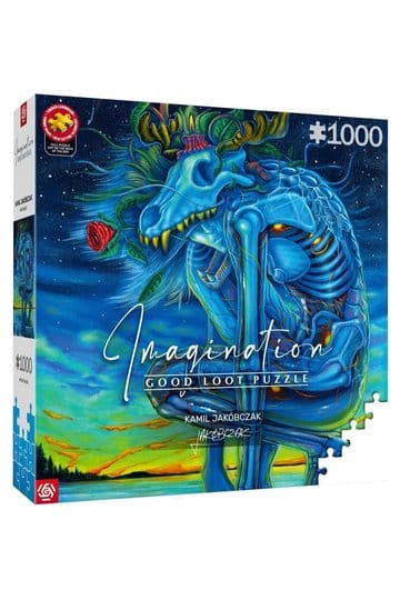 Imagination Series Puzzel Kamil Jakóbczak Bialy Wilk (1000 stukjes)