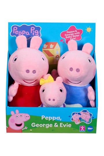 Peppa Pig Pluche figuren 3er Pack