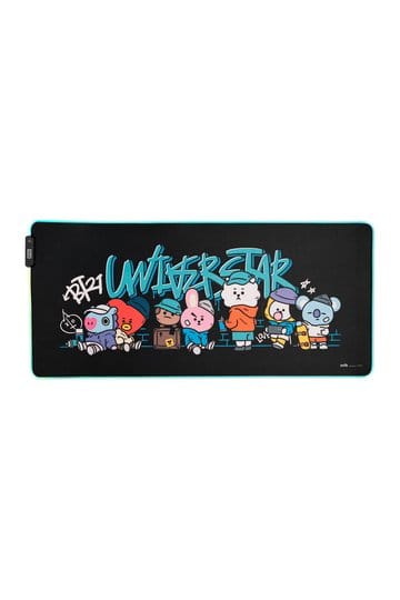 BT21 LED XXL Muismat 90 x 40 cm