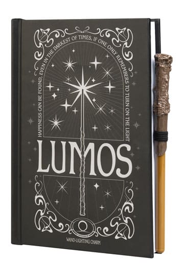 Harry Potter Premium Notitieboek A5 met Licht Lumos Maxima