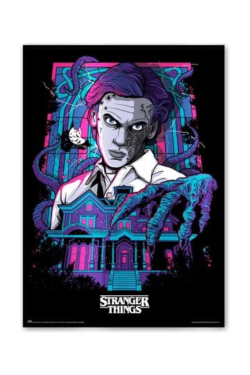 Stranger Things Lichtgevende Poster Premium 50 x 70 cm