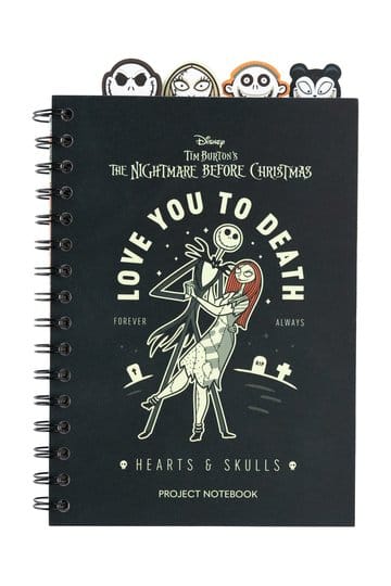 The Nightmare Before Christmas Projectnotitieboekje A5